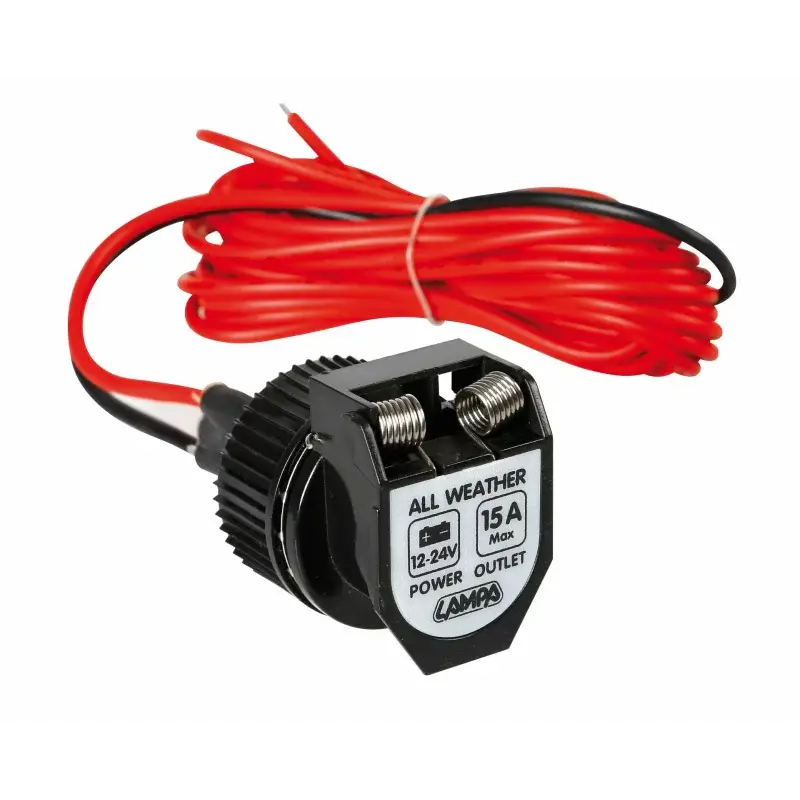 Priza auto incorporabila exterior PX-2 12/24V, 15A, rezistenta la apa Ieftin