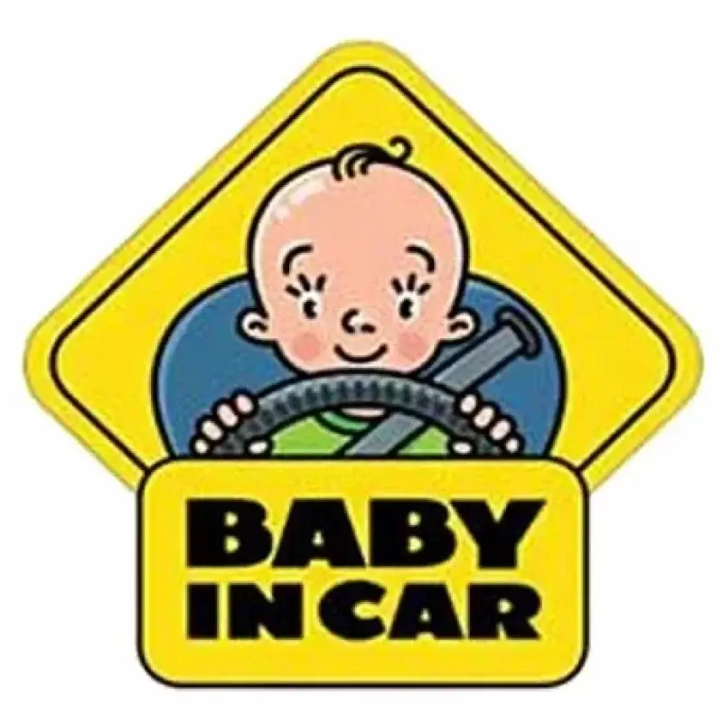 Autocolant auto Baby on Board 15x14,9 cm, multicolor, Type-2 Vezi acum