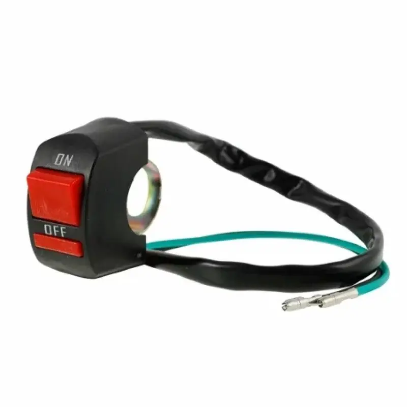 Retur ușor Întrerupător On-Off universal pentru ghidon moto/scuter, 12V, 10A, Carmotion