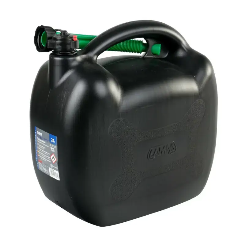 Canistră pentru combustibil din plastic 20L, omologată ONU, cu gură flexibilă Reduceri