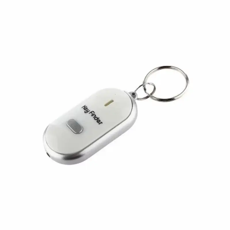 Breloc localizator pentru chei cu semnal sonor, fluier si LED Disponibil imediat