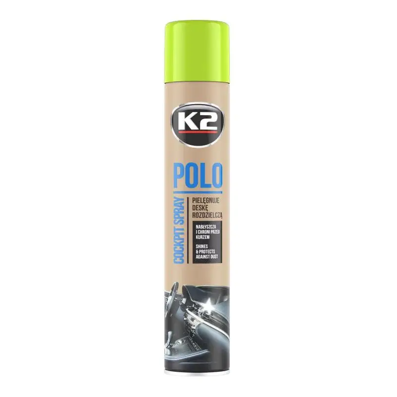 Spray silicon pentru bord K2 Polo 750 ml, parfum mar verde Bestseller