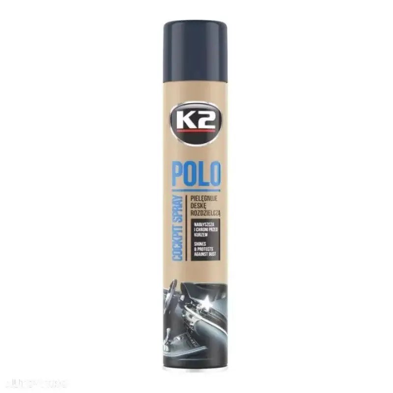 Spray silicon pentru bord K2 Polo 750 ml cu parfum bărbătesc Livrare gratuită