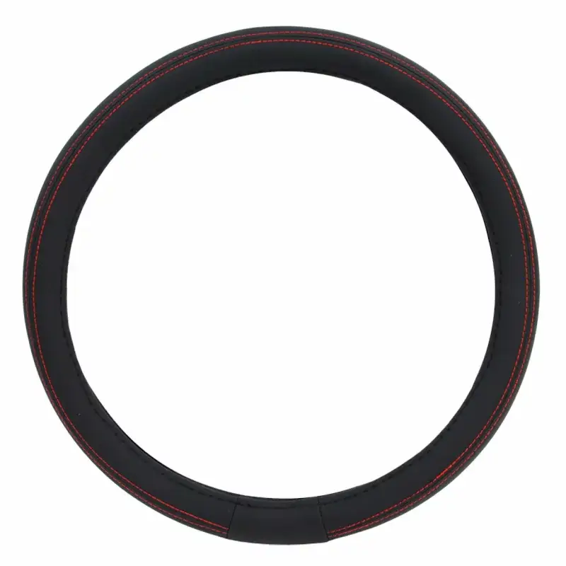 Chilipir Husă pentru volan Amio SWC-01 M, 37-39 cm, negru cu roșu