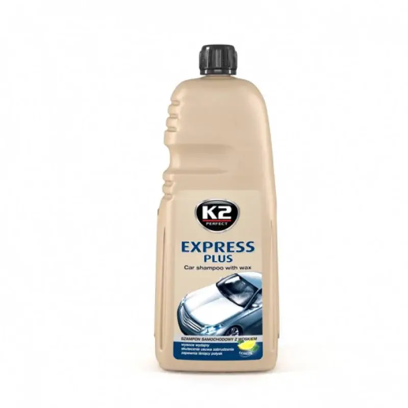 Sampon auto cu ceara K2 Express Plus 1L pentru curatare si luciu Mai ieftin