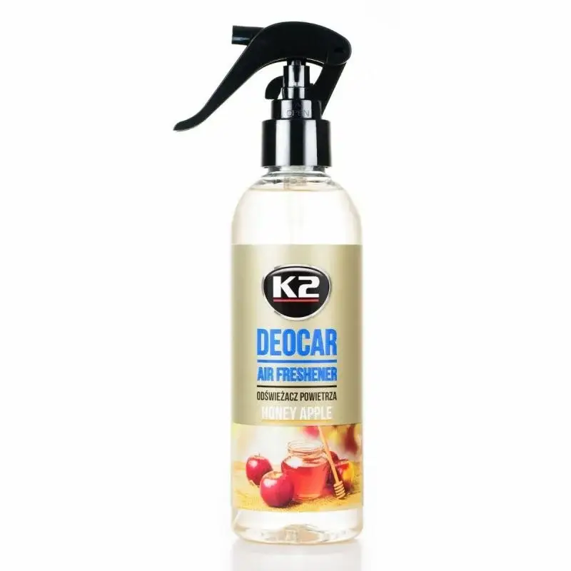 Odorizant auto cu atomizor K2 Deocar Honey Apple 250 ml Retur gratuit