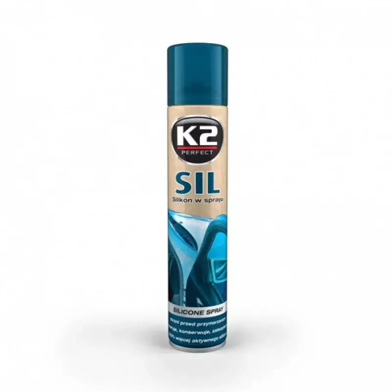 Spray silicon K2 pentru intretinerea chederelor, plasticului si cauciucului 300 ml Preț redus