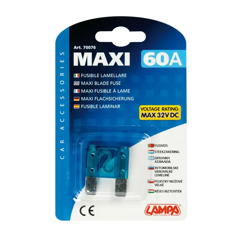 Siguranta plata Maxi 60A auto pentru protectia circuitelor electrice Mai ieftin