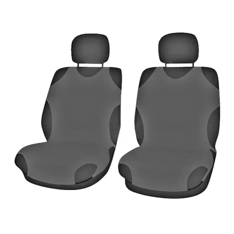 Expediere rapidă Huse scaun față sport tip maieu Cridem, grafit, set 2 bucăți