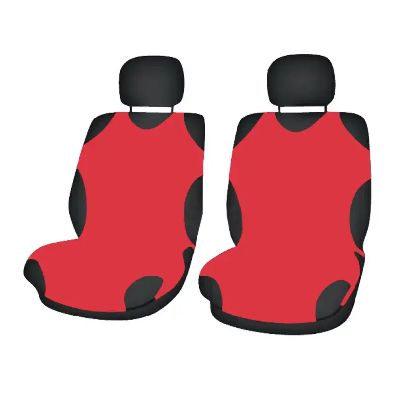 Expediere rapidă Huse scaun fata tip maieu sport Cridem, rosii, set 2 bucati