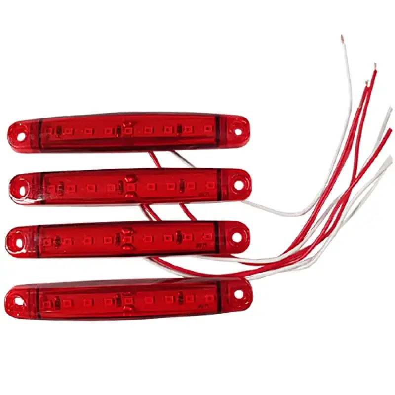 Lampa gabarit LED rosie 12/24V, 9 LED-uri, set 4 bucati Cridem Comandă acum