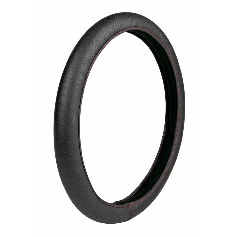 Mai ieftin Husă volan elasticizată Skin Cover M 38-40 cm negru-roșu