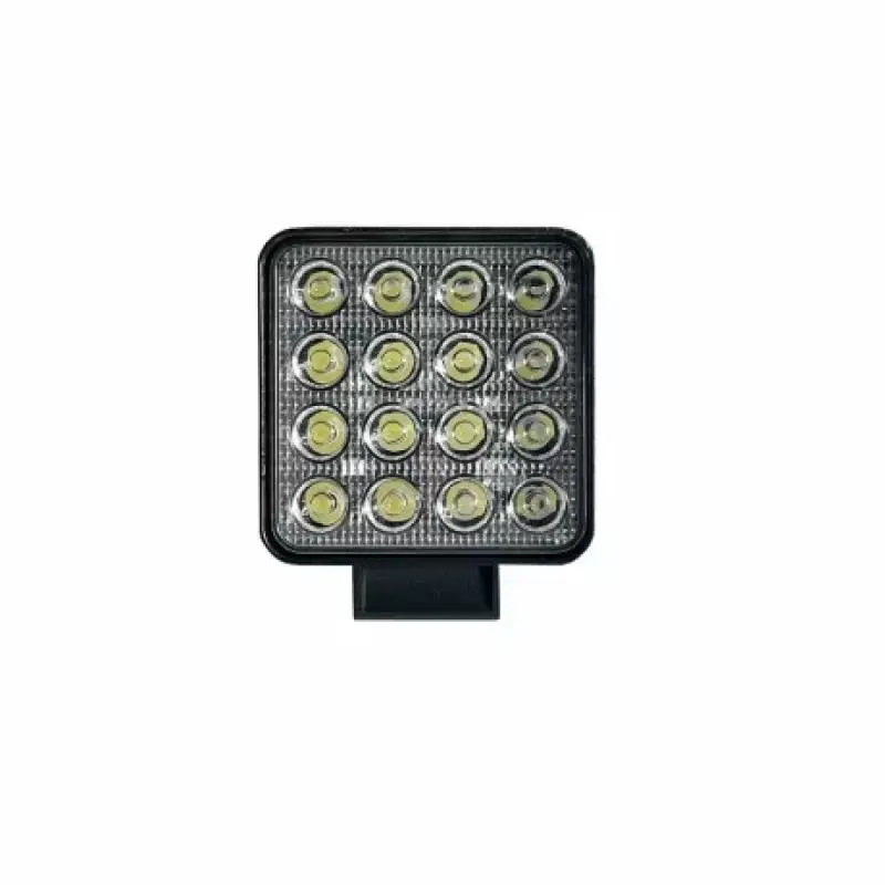 Proiector LED pătrat din metal 16 LED 12/24V Kamar pentru lucru Reducere specială