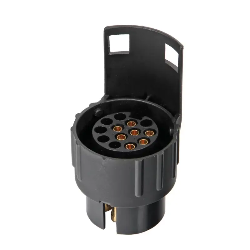 Adaptor priză remorcă 7 la 13 pini, 12V, negru, Lampa Noutate