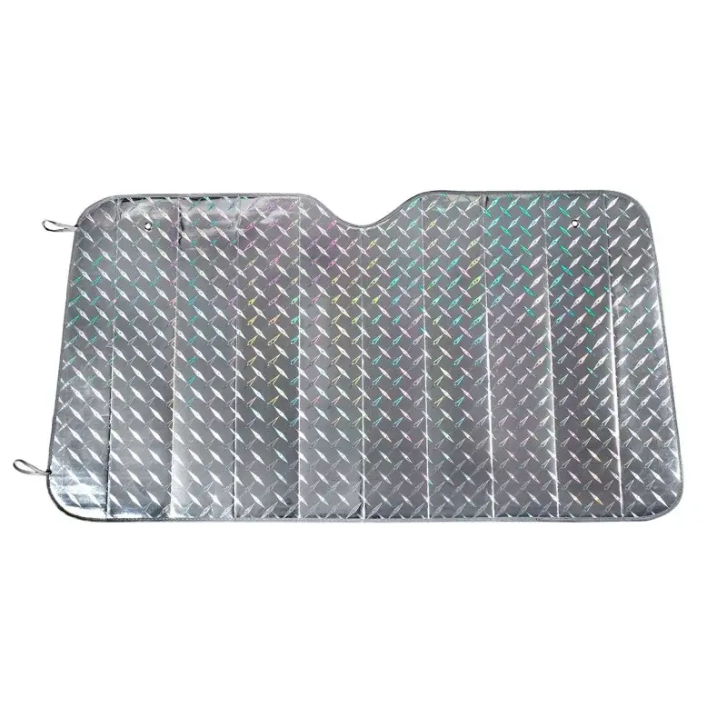 Parasolar auto față pliabil Amio Laser, termoizolant, 60x130 cm, mărimea S Popular