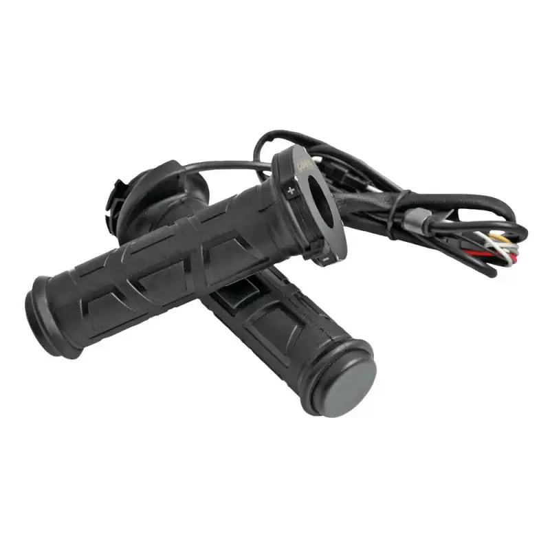 Preț promoțional Mânere încălzite pentru ghidon moto 12V, 2 bucăți, Ø22 mm, 4 trepte