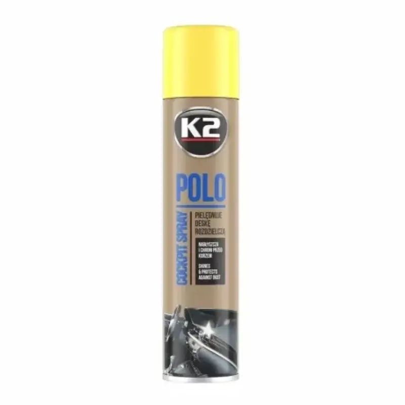 Spray silicon pentru bord K2 Polo 300 ml, parfum de lămâie Ofertă de sezon
