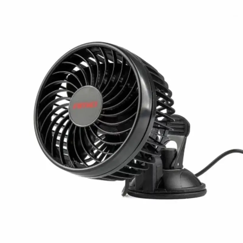 Expediere rapidă Ventilator auto 12V Amio 4.5 inch cu 2 viteze si fixare cu ventuza