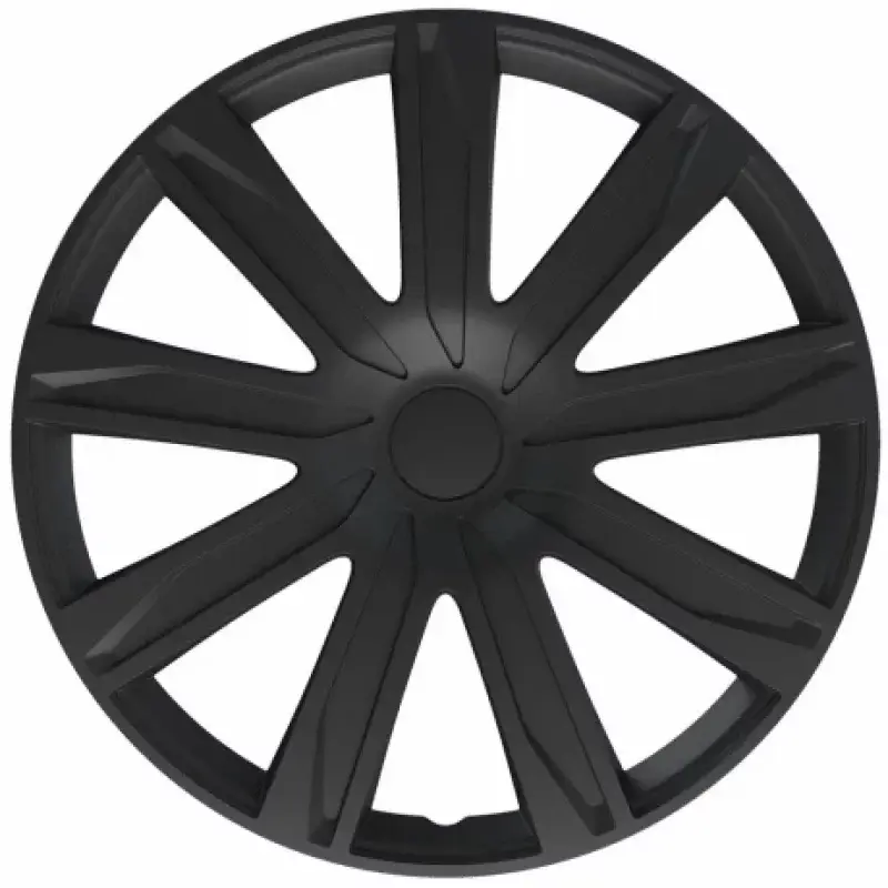 Nu rata Set capace roti auto Cridem Raze 15 inch, negre, 4 bucati