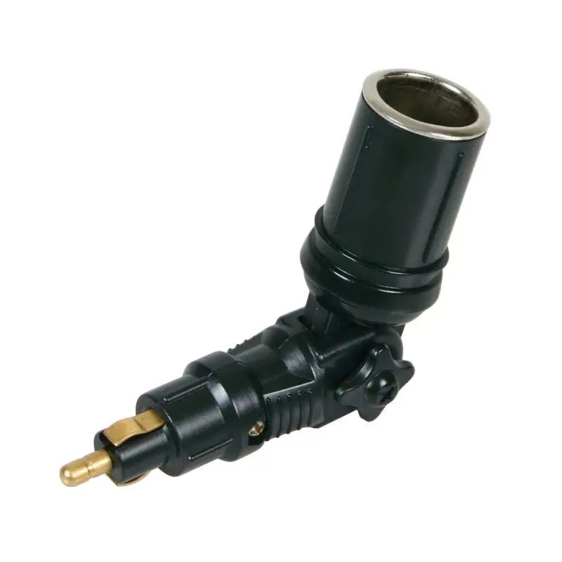 Reducere Adaptor priza bricheta DIN la standard, articulatie pivotanta, 12/24V 8A