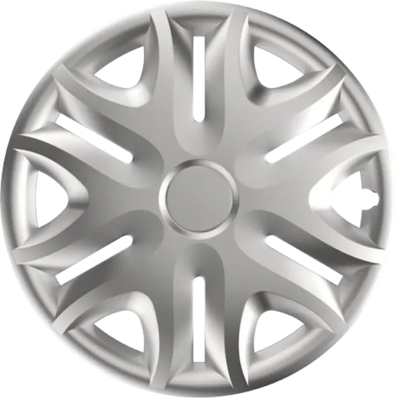 Preț redus Capace roti auto Spirit, set 4 bucati, argintiu, 15 inch