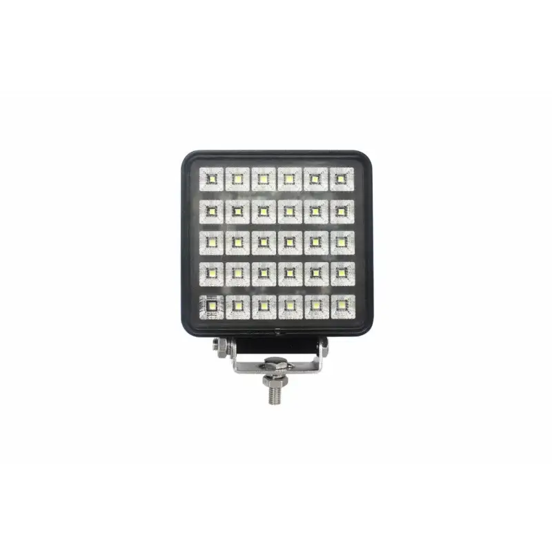 Proiector LED de lucru pătrat din metal, 30 LED, 12/24V, Kamar Retur ușor