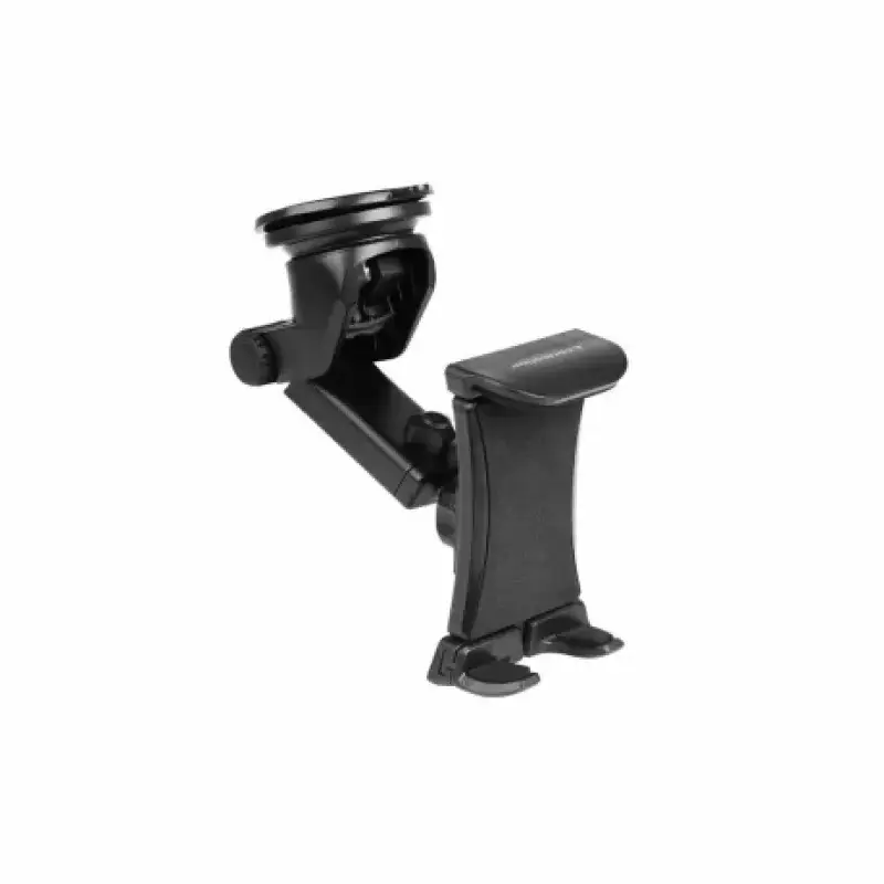 Suport telefon auto cu ventuza, deschidere 100-200 mm, reglaj 6 puncte, negru Preț mic