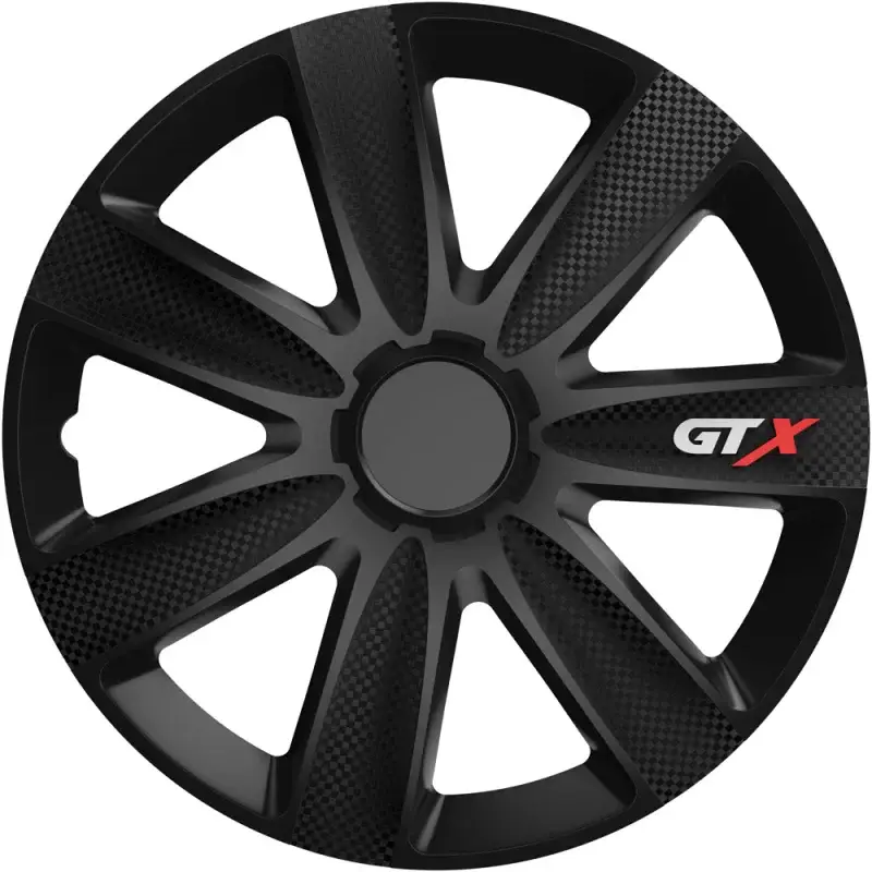 Popular Set 4 capace roti Cridem GTX Carbon negre 15 inch, aspect carbon