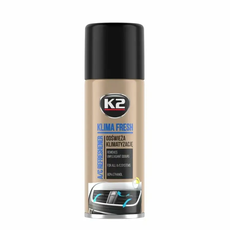 Spray curatare si improspatare aer conditionat auto K2 Klima Fresh Lamaie 150 ml Cel mai bun preț