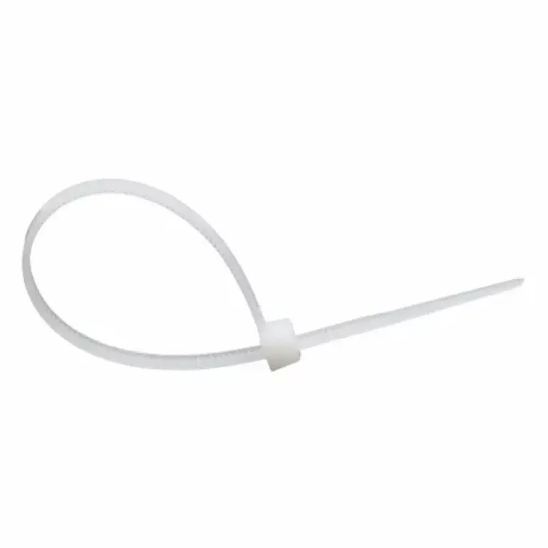 Reducere specială Coliere din plastic albe 2.5x200 mm, 100 bucati, pentru cabluri