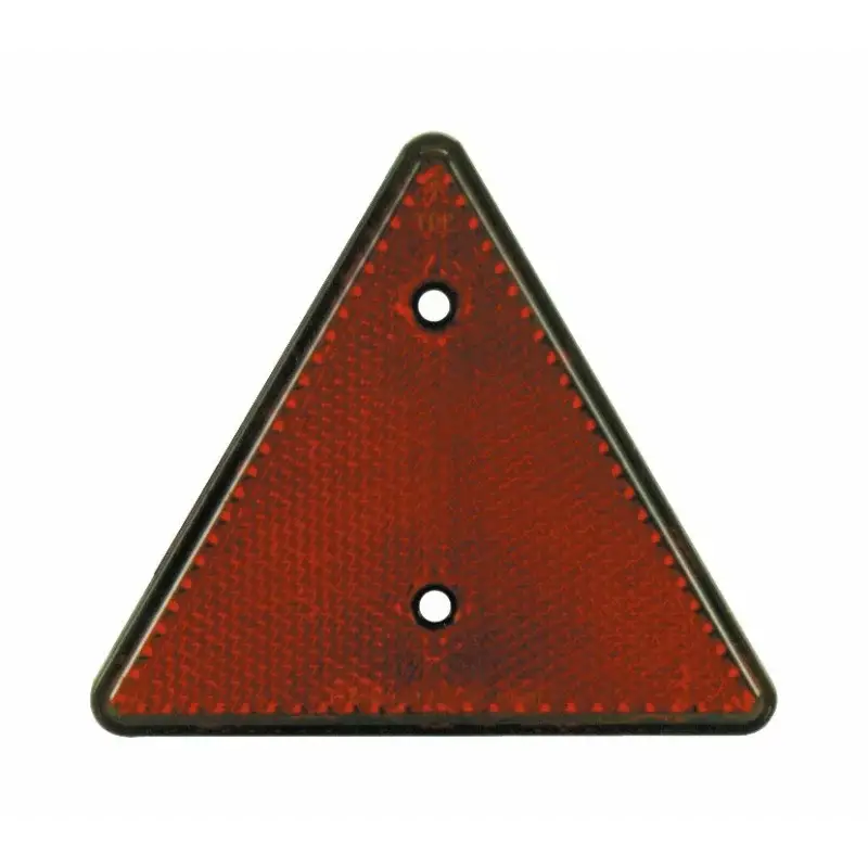 Catadioptru triunghiular rosu 150 mm omologat pentru remorca si autovehicul Vezi acum