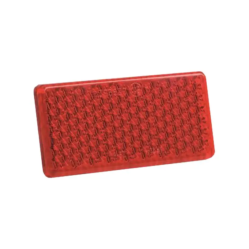 Chilipir Catadioptru auto reflectorizant rosu 96x46 mm cu adeziv, omologat E20