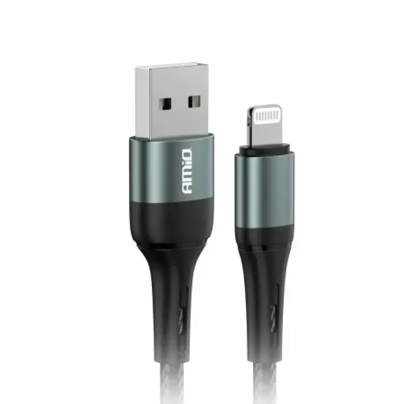 Noutate Cablu USB la Lightning 3A, 100 cm, pentru incarcare si date Amio