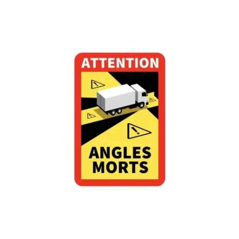 Discount Autocolant Angles Morts pentru TIR, laminat anti-UV, 25x17 cm