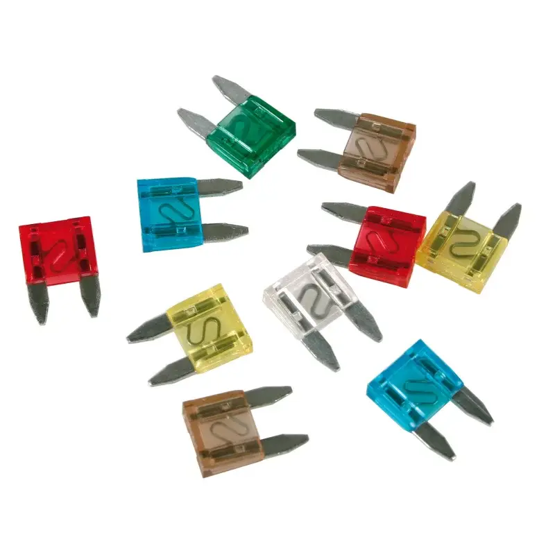 Plată sigură Set sigurante plate mici auto 10 buc, 7.5A-30A, Lampa