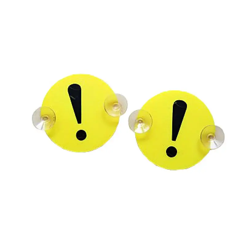 Lichidare de stoc Semn începător auto cu ventuze, set 2 bucăți, diametru 8,5 cm