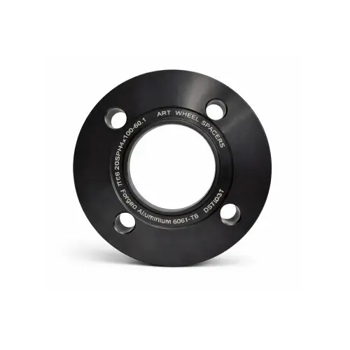 Distanțier jantă auto 20 mm 4x100, centrare 60.1, aluminiu forjat negru Doar azi