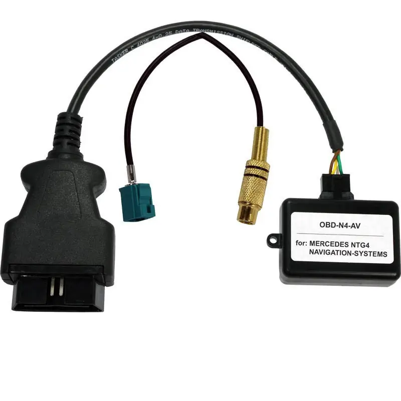 Expediere rapidă Interfata OBD pentru activare camera marsarier Mercedes NTG4 cu cablaj