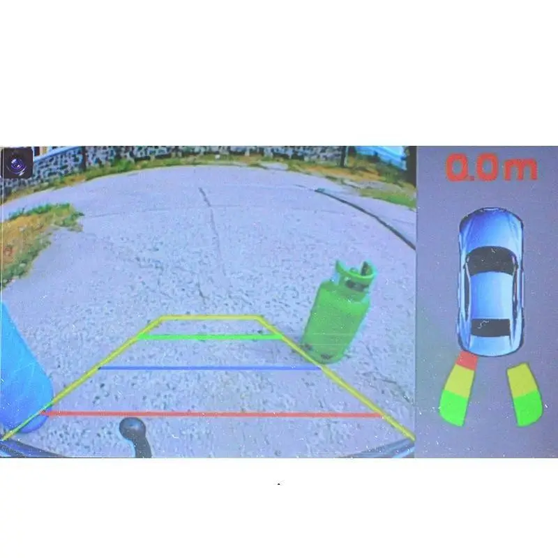 Discount Pachet senzori de parcare audio-video cu camera video auto EDOTEC