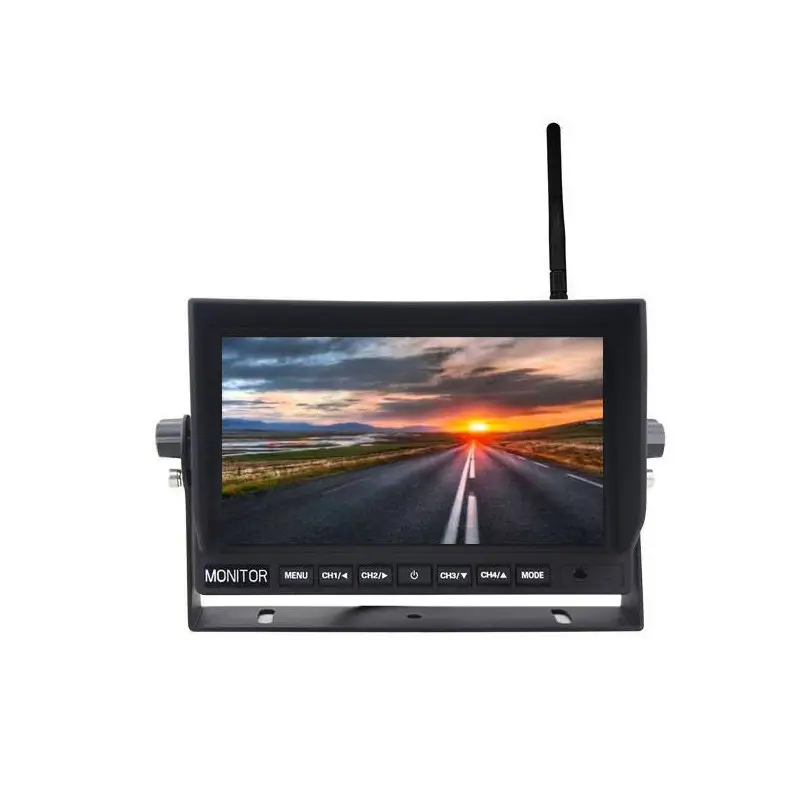 Plată securizată Monitor wireless TFT 7 inch Edotec pentru dube, camioane si utilaje