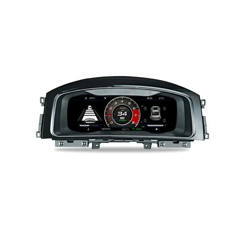 Ceas digital Full HD 12,5 inch pentru VW Golf 7 2013-2020 Livrare rapidă