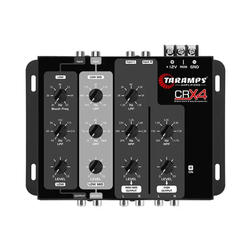 Crossover audio digital auto Taramps CRX4 cu 4 cai si filtre reglabile Reducere extra