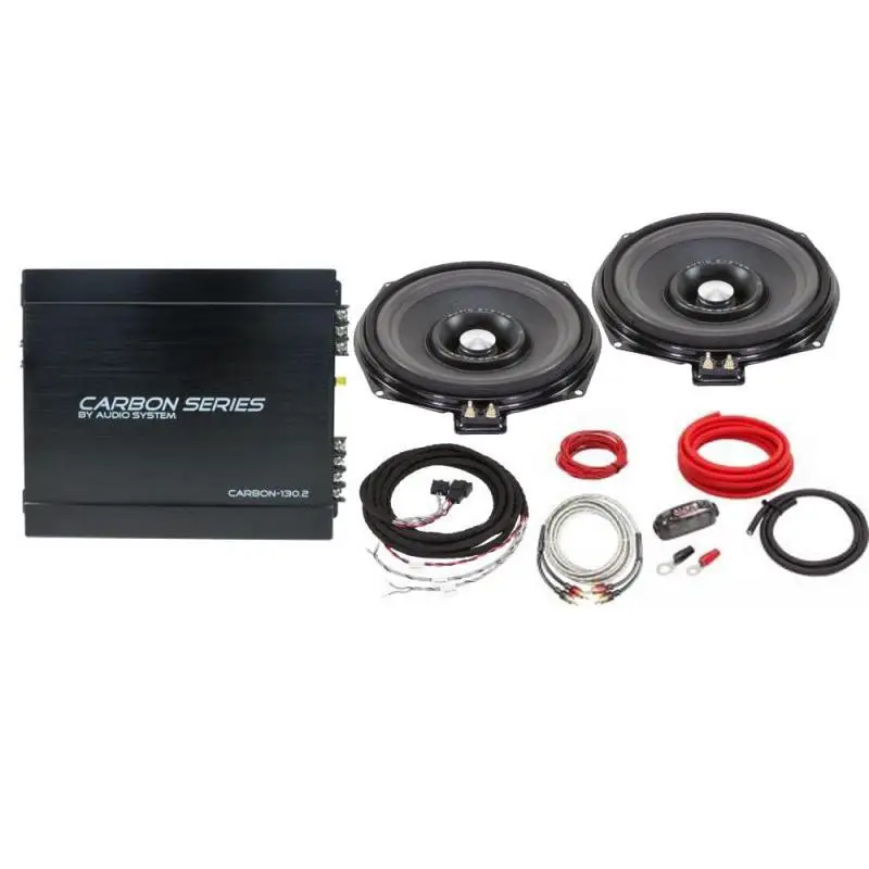 Pachet subwoofer dedicat BMW Seria E/F/G cu amplificator si cabluri Promoție