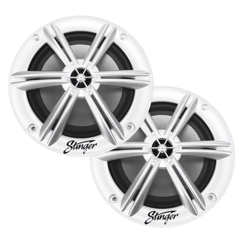 Comandă acum Set 2 difuzoare marine coaxiale Stinger SEA65W White 6.5 inch, 75W