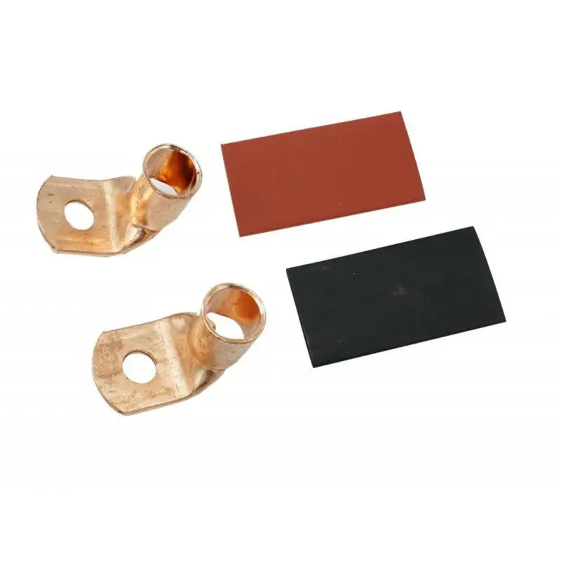 Comandă acum Terminal din cupru pentru cablu 50-70 mm² cu gaură 8 mm, roșu/negru