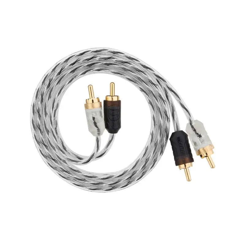 Nu rata Cablu RCA dublu ecranat 1 m pentru audio auto Taramps