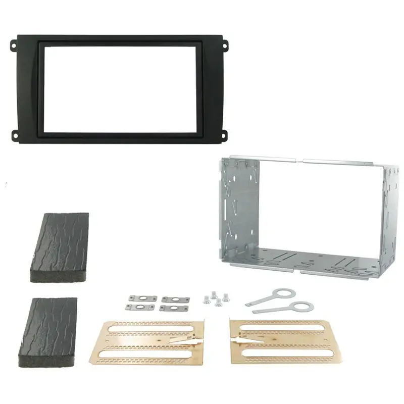 Reducere de preț Kit ramă 2DIN Connects2 pentru Porsche Cayenne 2002-2010, negru