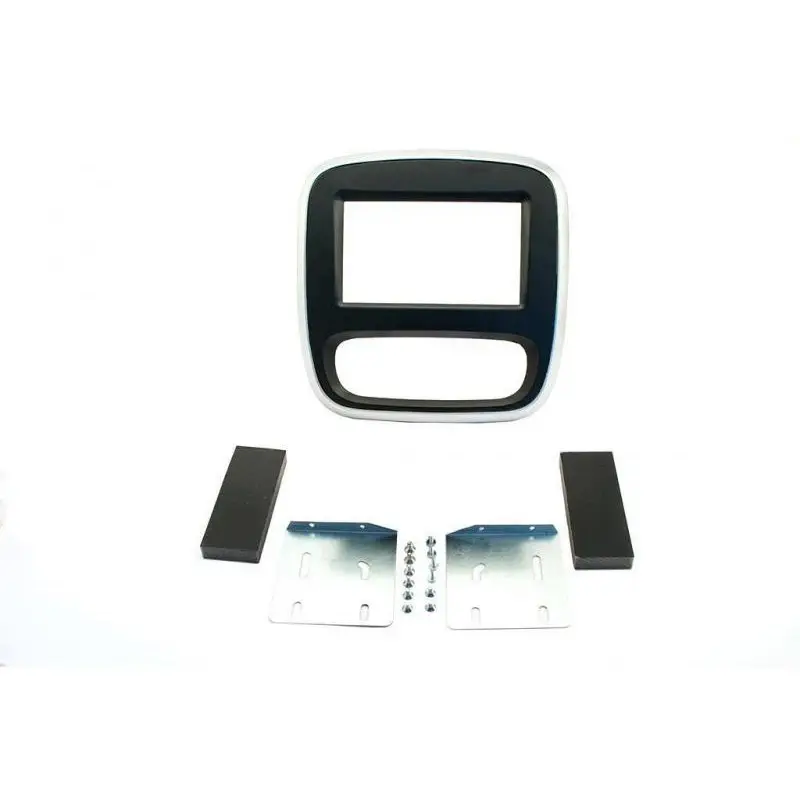 Rama adaptoare 2DIN Connects2 pentru Renault Trafic 2014+, argintiu/negru Ofertă specială
