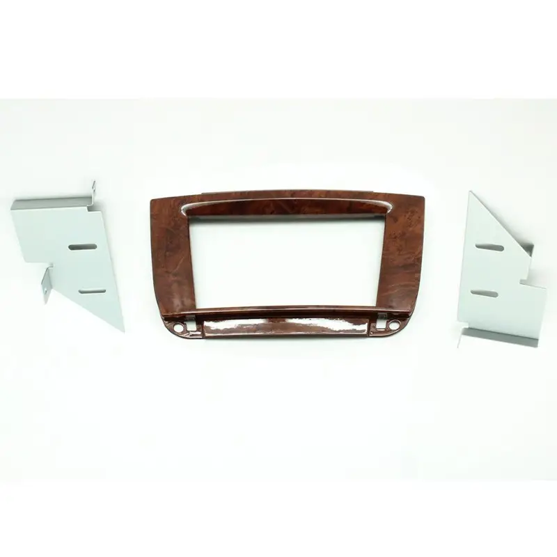 Plată sigură Rama adaptoare 2DIN Connects2 pentru Mercedes CL C215, imitatie lemn