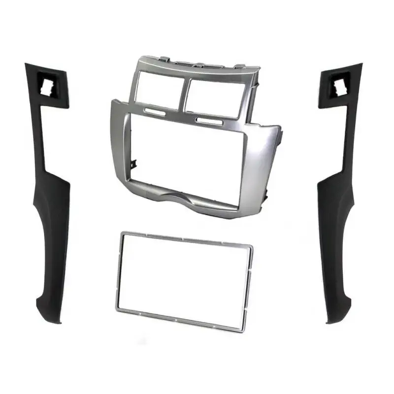 Nu rata Rama adaptoare 1DIN argintie pentru Toyota Yaris 2007-2011